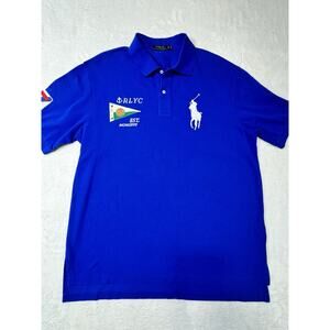 Ralph Lauren VTG Regatta Nautical Big Pony 1X Polo Shirt